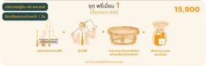 พรีเมี่ยม 1 - รักษ์บุญ บริการจัดงานทำบุญบ้าน จัดงานทำบุญครบรอบ จัดงานทำบุญบริษัท